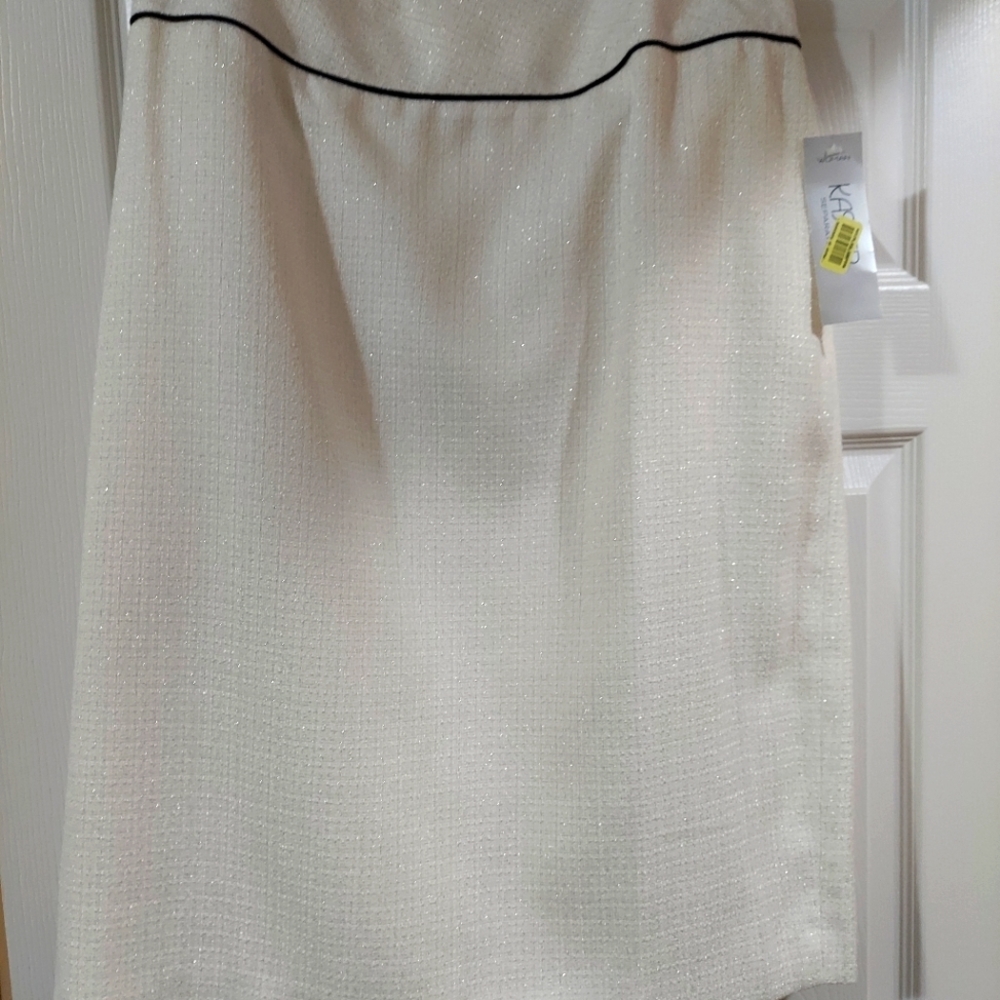 Kasper, white ,black, shirt